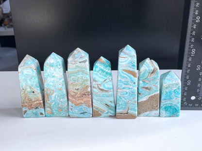 Blue Aragonite Towers