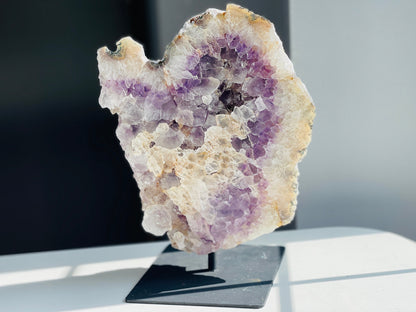 3.8kg Amethyst Cluster With Stand, Amethyst Crystal on Stand