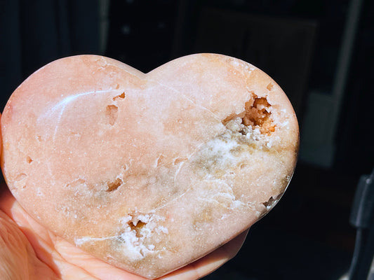 Pink Amethyst Heart, Premium Quality Pink Amethyst Druzy Heart, Pink Amethyst Crystal Heart, Crystal Heart, Crystal Gift, Healing Crystal