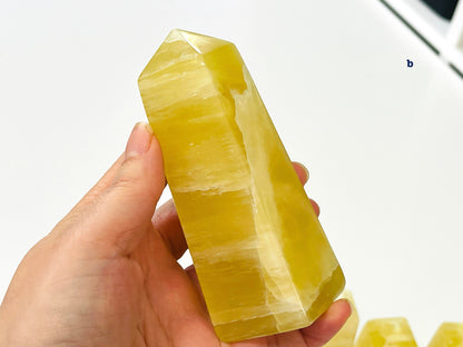 Lemon Calcite Towers, high quality natural lemon calcite towers,  crystal tower healing crystal,home decoration, crystal gift