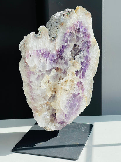 3.8kg Amethyst Cluster With Stand, Amethyst Crystal on Stand