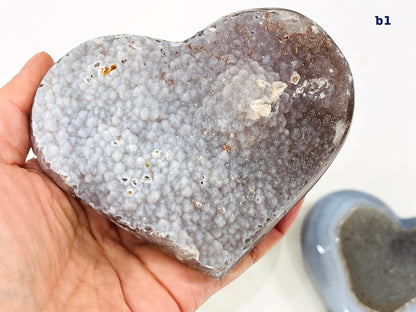 Druzy Agate Heart