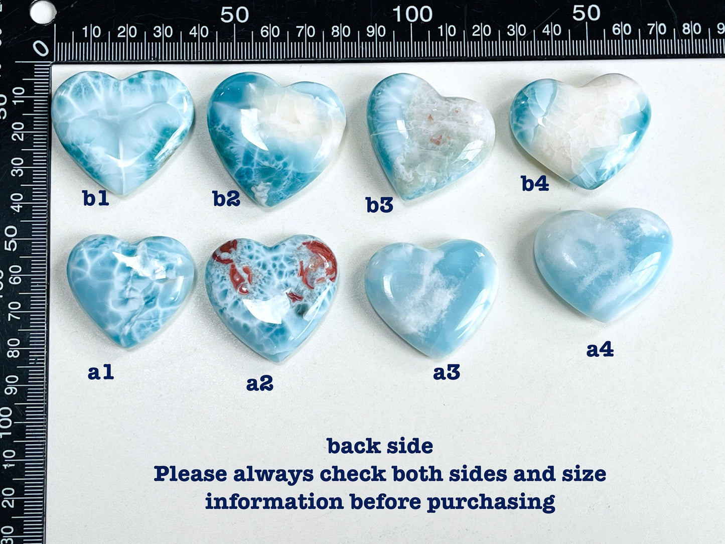 Larimar Heart, AAA+ Grade Natural Larimar Heart,  Large rare Larimar Heart, High Quality Larimar, Larimar Jewellery DIY, Crystal Gift