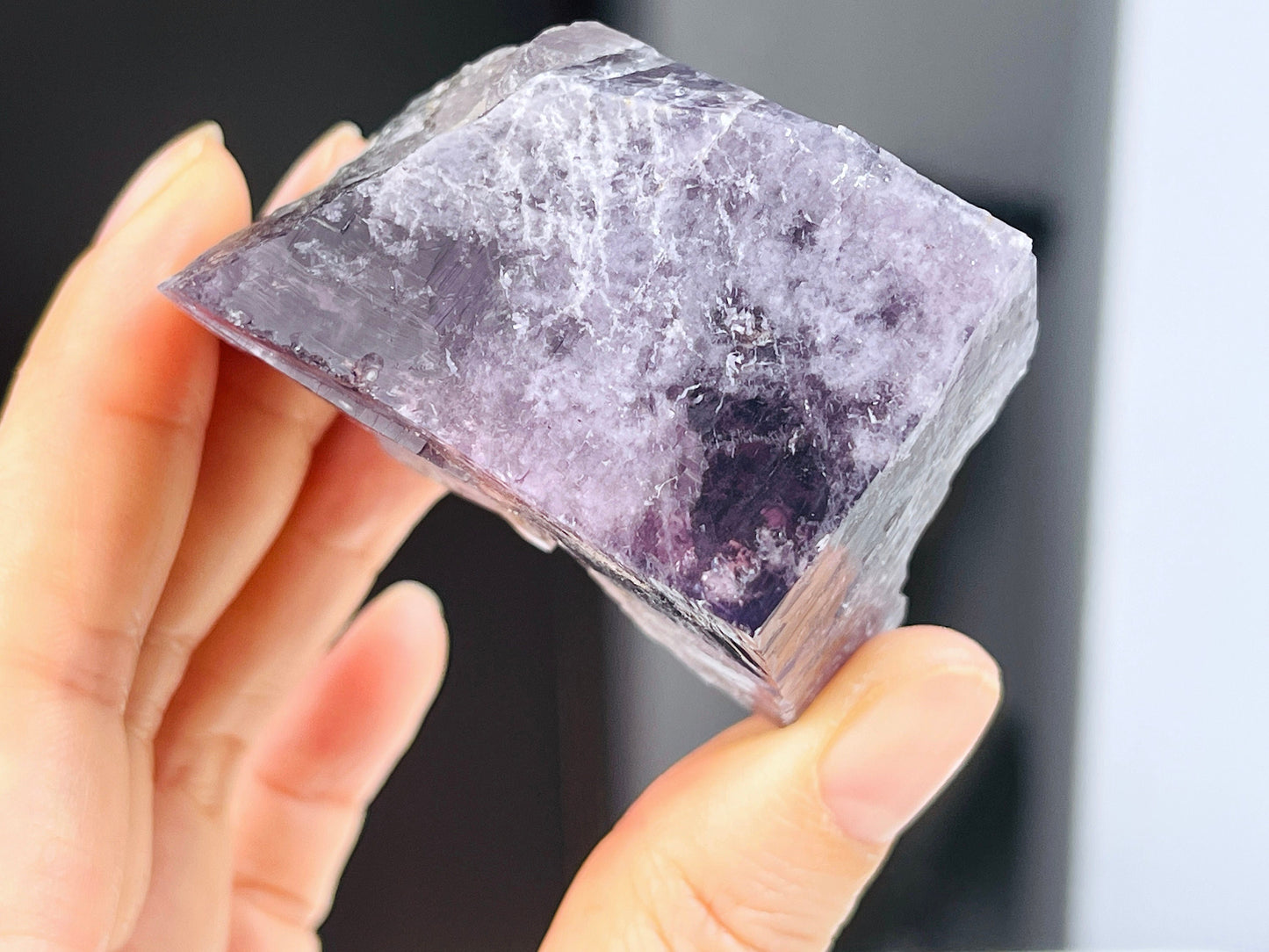 New Find Purple Fluorite Crystal from the Lady Annabella Mine, Weardale, Fluorescent Fluorite Specimen,Raw Fluorite, Mineral Specimen- P3