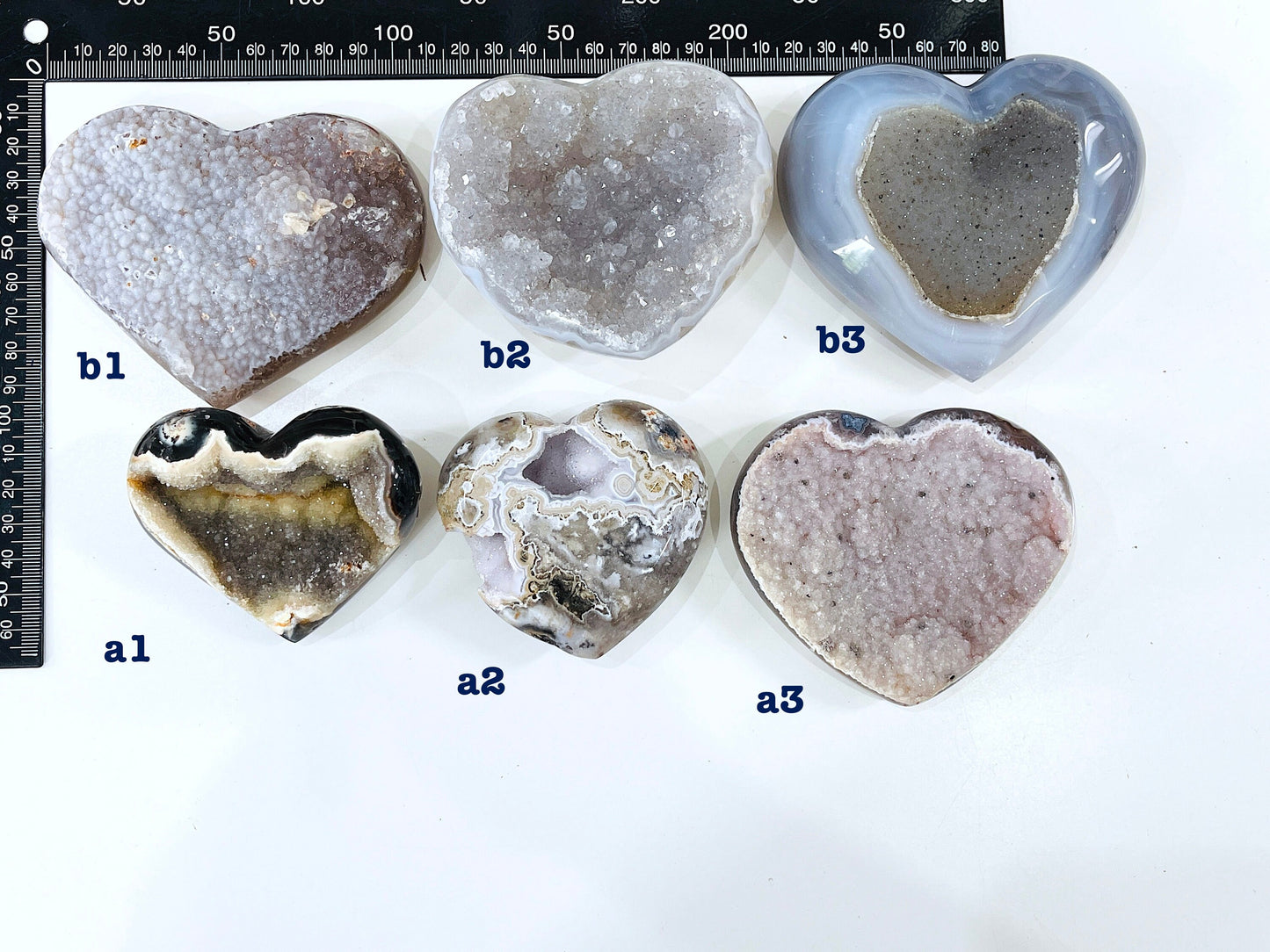 Druzy Agate Heart