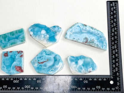 Larimar Freeform, Large Polished Larimar Slab, Polished Larimar Slabs, High Quality Larimar, Larimar Jewellery DIY, Crystal Gift