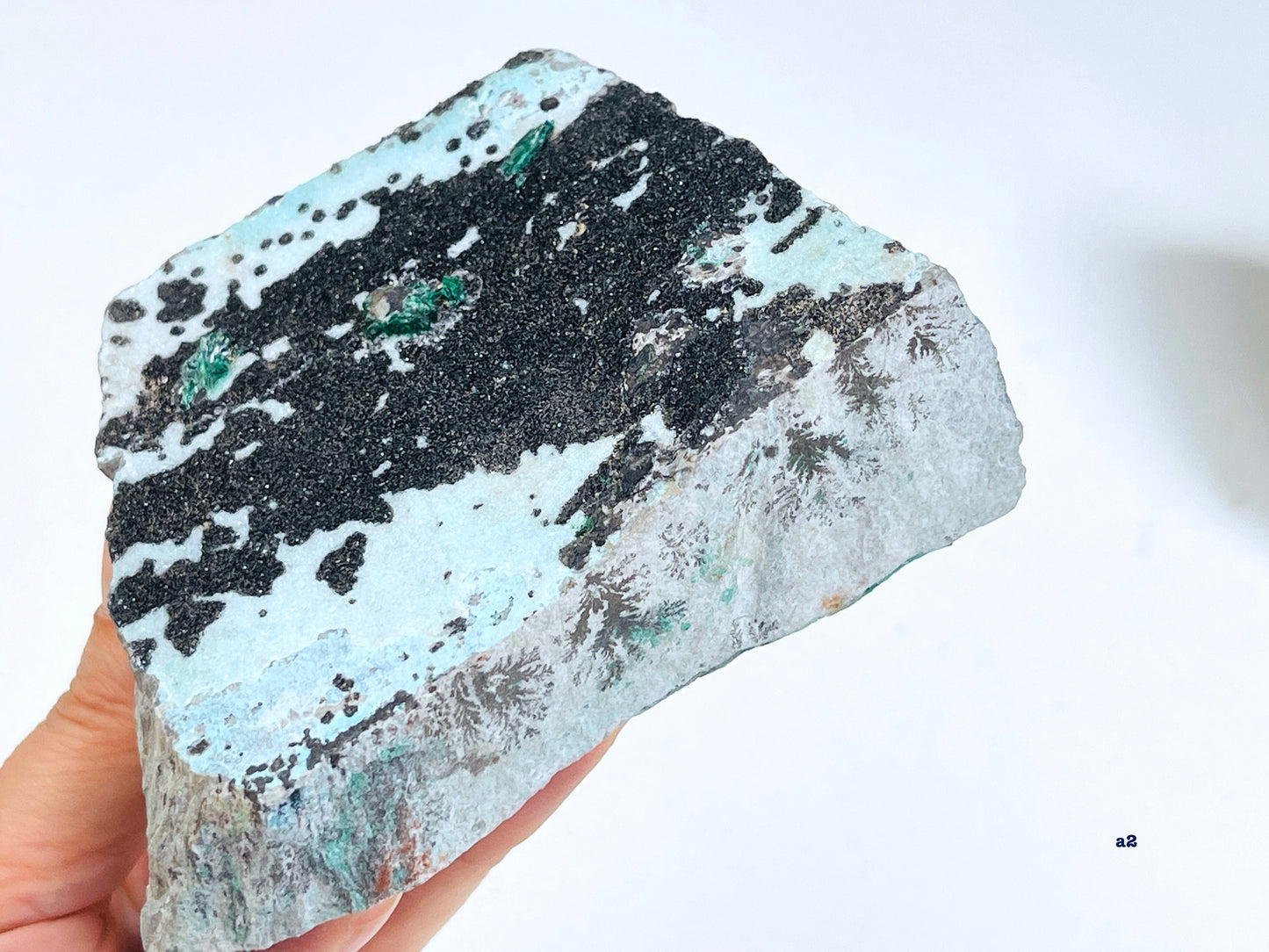 Dendritic Chrysocolla Specimen from Congo