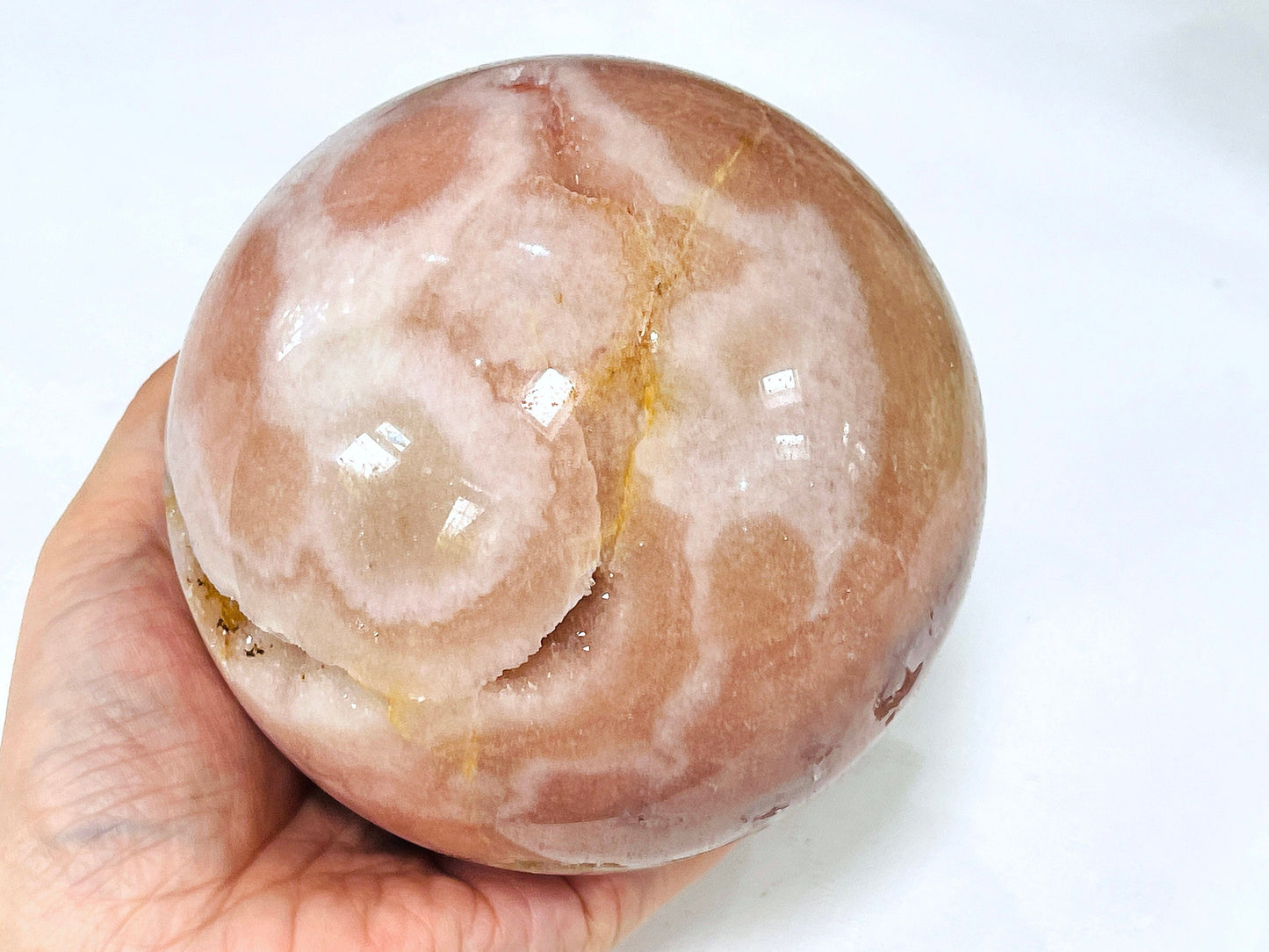 Pink Amethyst Sphere, 1626g Amazing Pink Amethyst Sphere, Dreaming Pink Amethyst Sphere , Sparkling Pink Amethyst Sphere