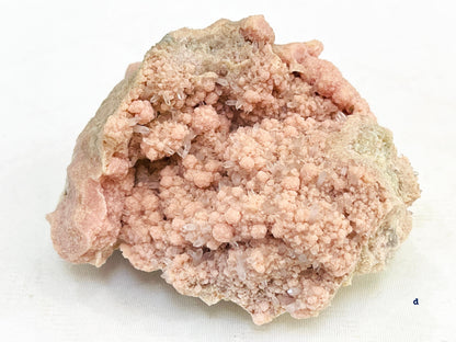 Rare Rhodochrosite Specimen, Natural Pink Rhodochrosite Specimen from Bulgaria, Pink Crystal, Rhodochrosite Cluster, Crystal Gift