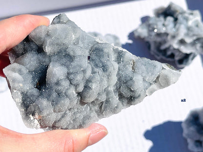 Super Sparkling Chalcedony Crystal specimen