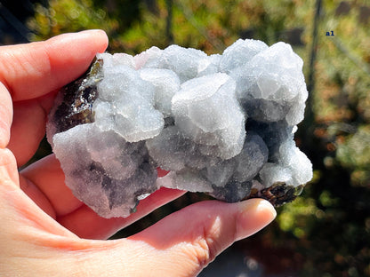 Super Sparkling Chalcedony Crystal specimen