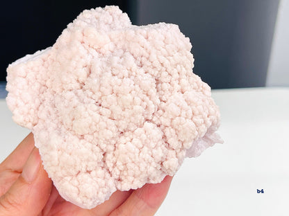 Rare Mangano Calcite Specimen, Natural Pink Mangano Calcite Specimen from Bulgaria, Pink Crystal, Mangano Calcite Cluster, Crystal Gift