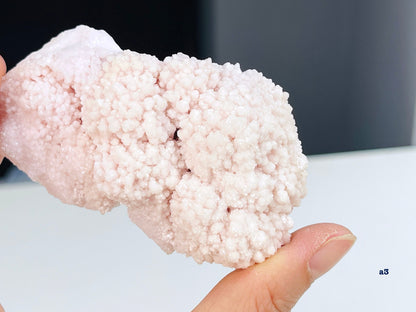 Rare Mangano Calcite Specimen, Natural Pink Mangano Calcite Specimen from Bulgaria, Pink Crystal, Mangano Calcite Cluster, Crystal Gift