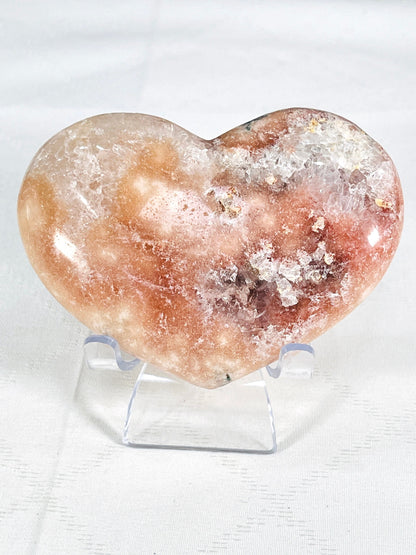 Pink Amethyst, Super Extra Quality Pink Amethyst Heart, Pink Amethyst Crystal Heart, Crystal Heart, Crystal Gift, Healing Crystal