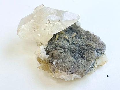 Calcite, Amethyst Flower, Anhydrite Mineral Specimen