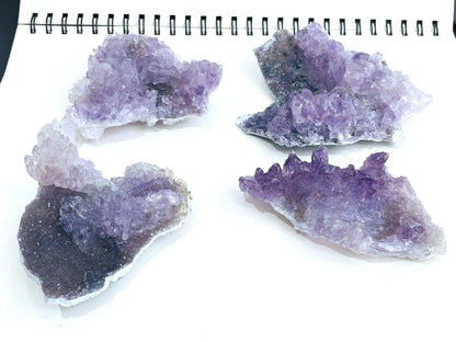 Unique Amethyst Flower, Amethyst Flower, Rare Amethyst Flower Cluster - Mineral Specimen - Rare Amethyst Flower Specimen