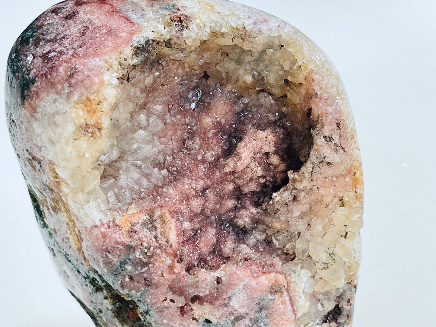 Pink Amethyst Freeform, 1.19kg Super Druzy Pink Amethyst crystal freefrom, amazing Pink Amethyst Freeform