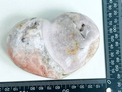 Pink Amethyst Heart, Premium Quality Pink Amethyst Druzy Heart, Pink Amethyst Crystal Heart, Crystal Heart, Crystal Gift, Healing Crystal