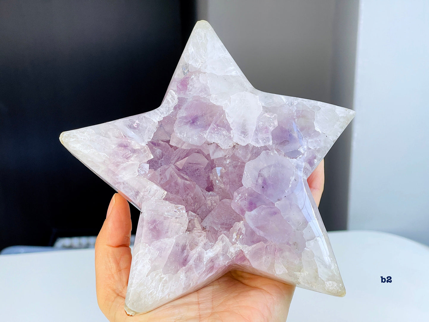 XL Druzy Agate Star