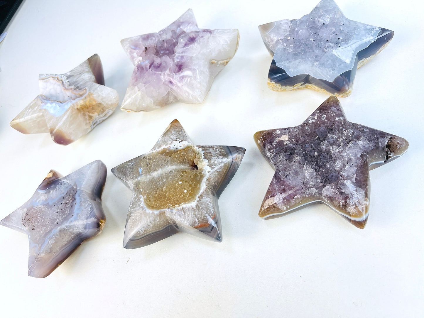 XL Druzy Agate Star