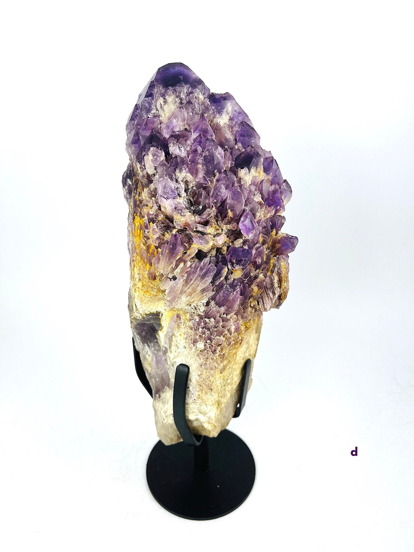 New! Elestial Amethyst, Large Elestial Amethyst Cluster on Stand, Elestial Amethyst Root, Special Amethyst Clusters, Crystal Gift