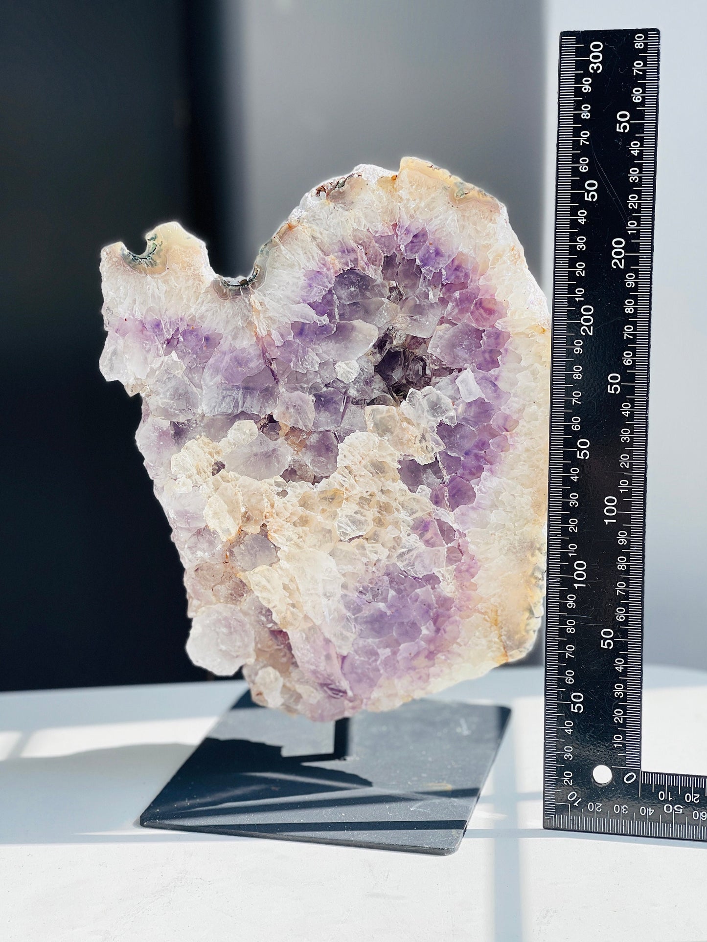 3.8kg Amethyst Cluster With Stand, Amethyst Crystal on Stand