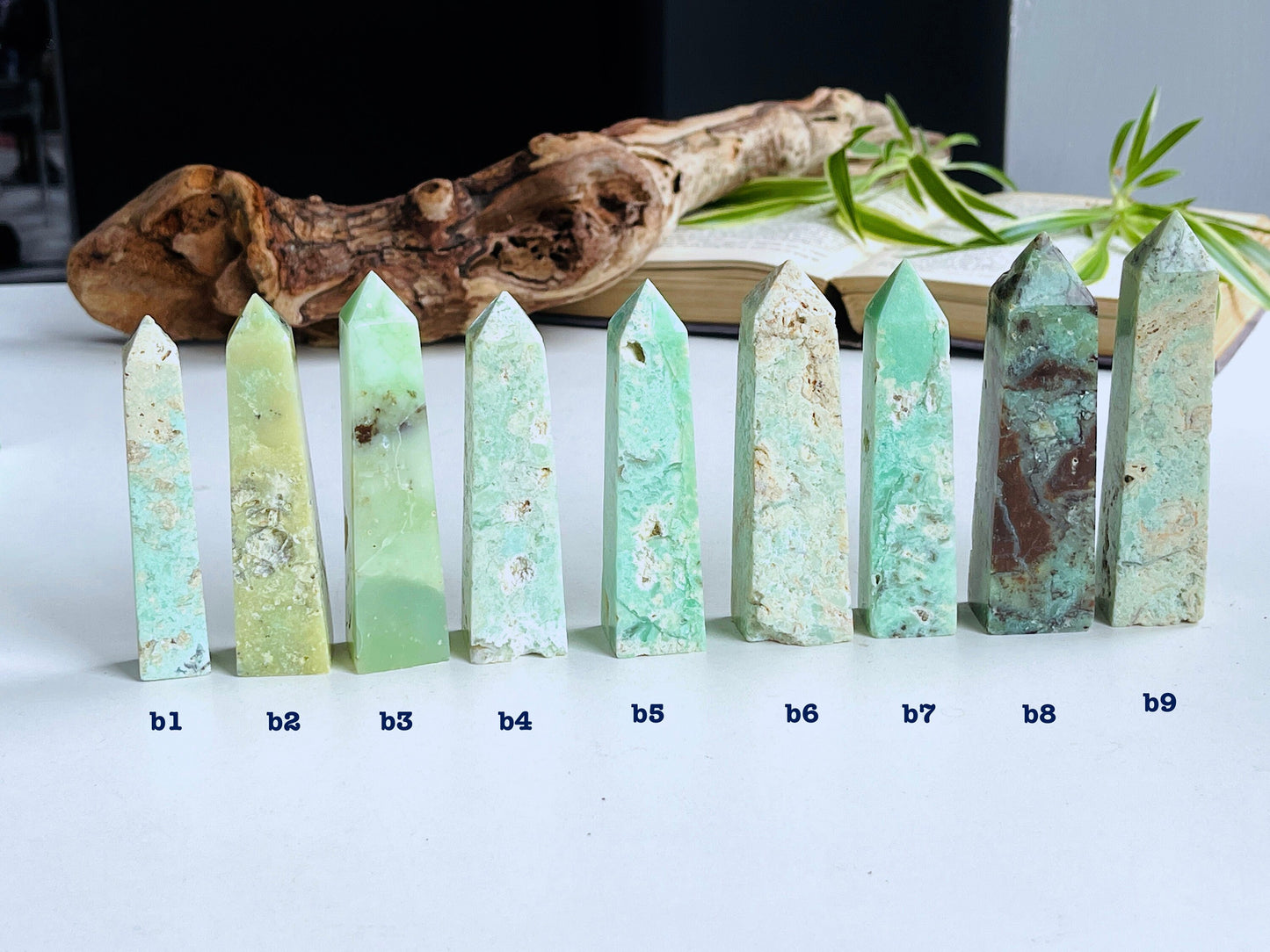 Rare Chrysoprase Towers