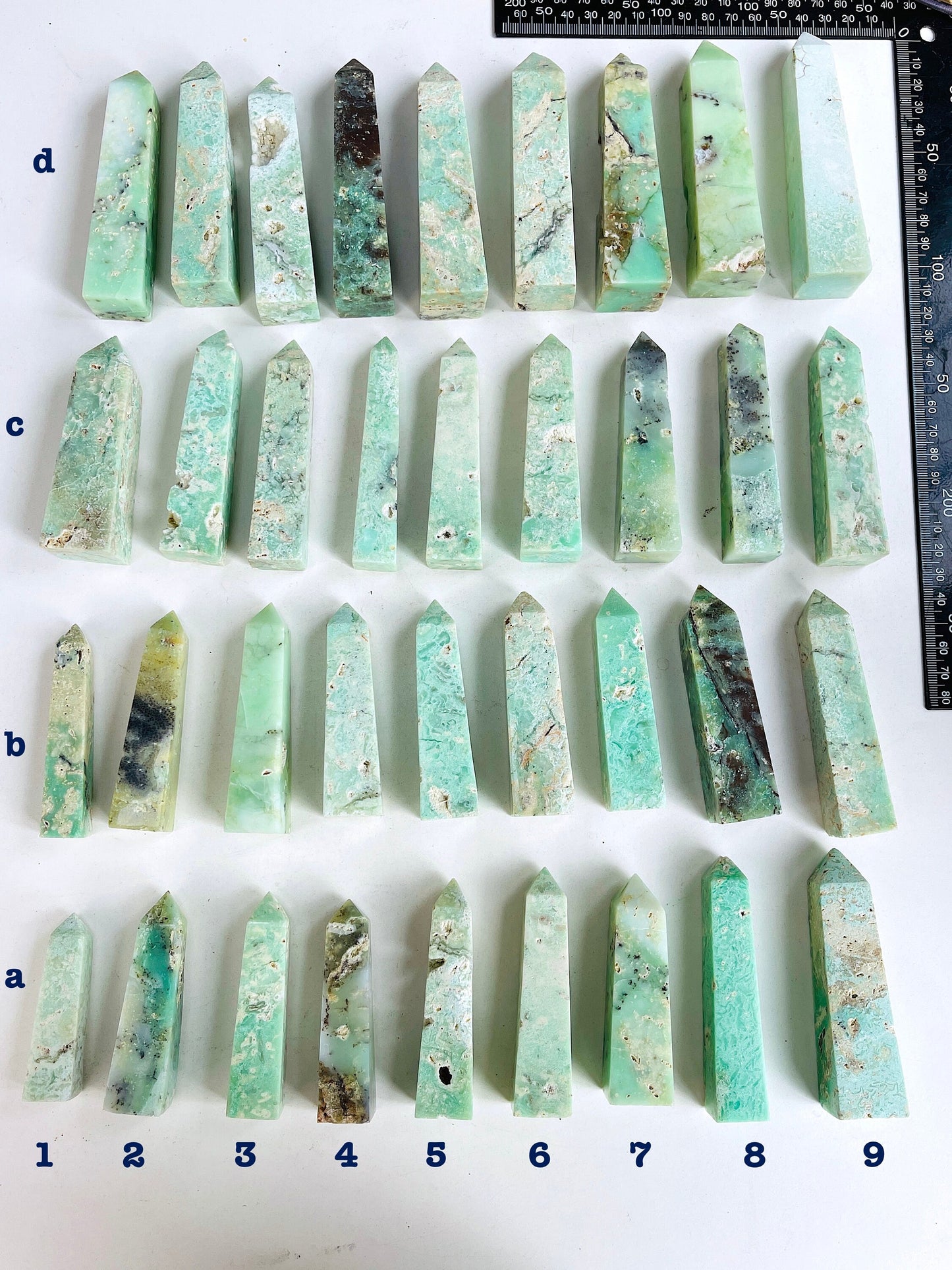 Rare Chrysoprase Towers