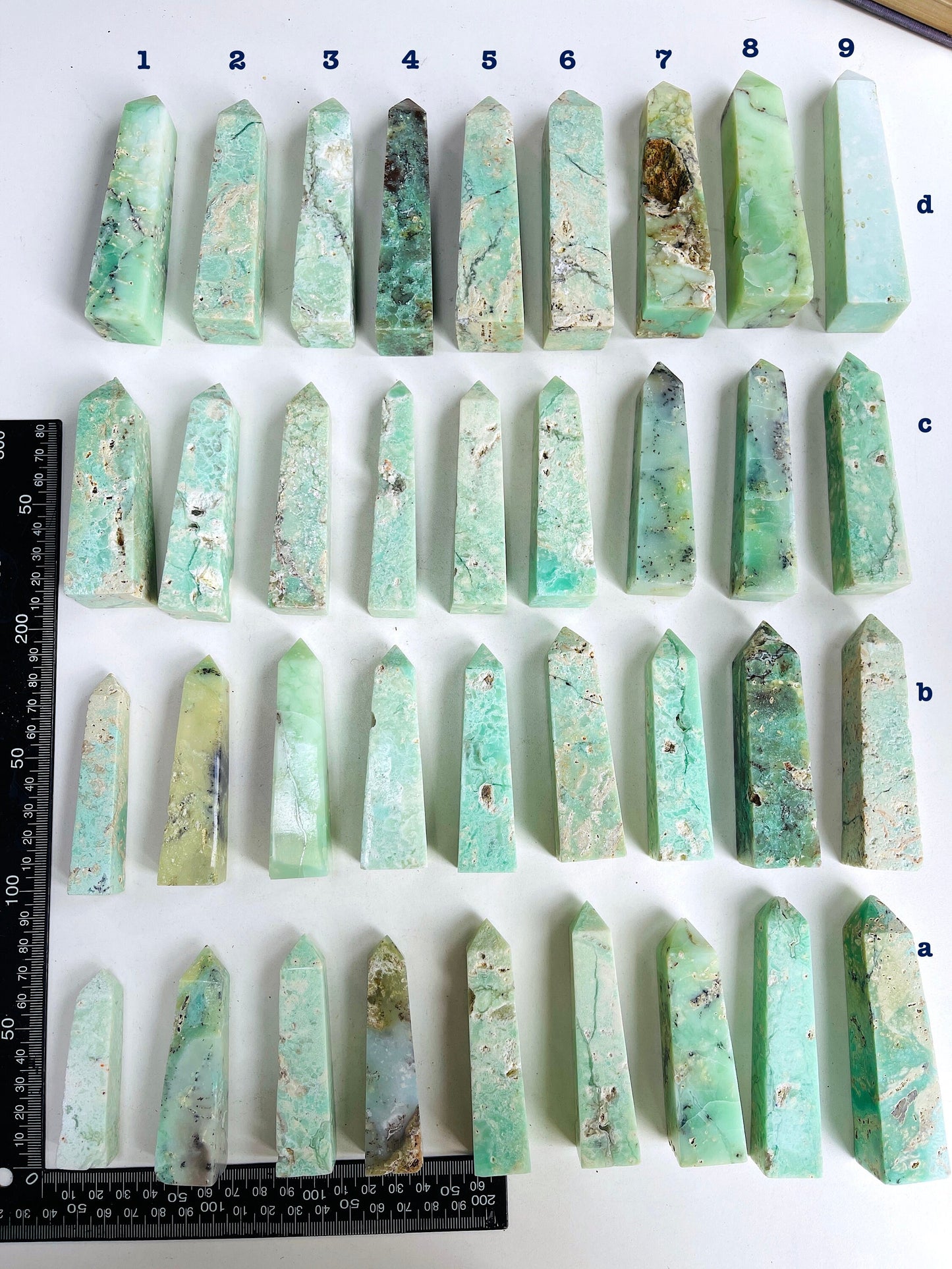 Rare Chrysoprase Towers