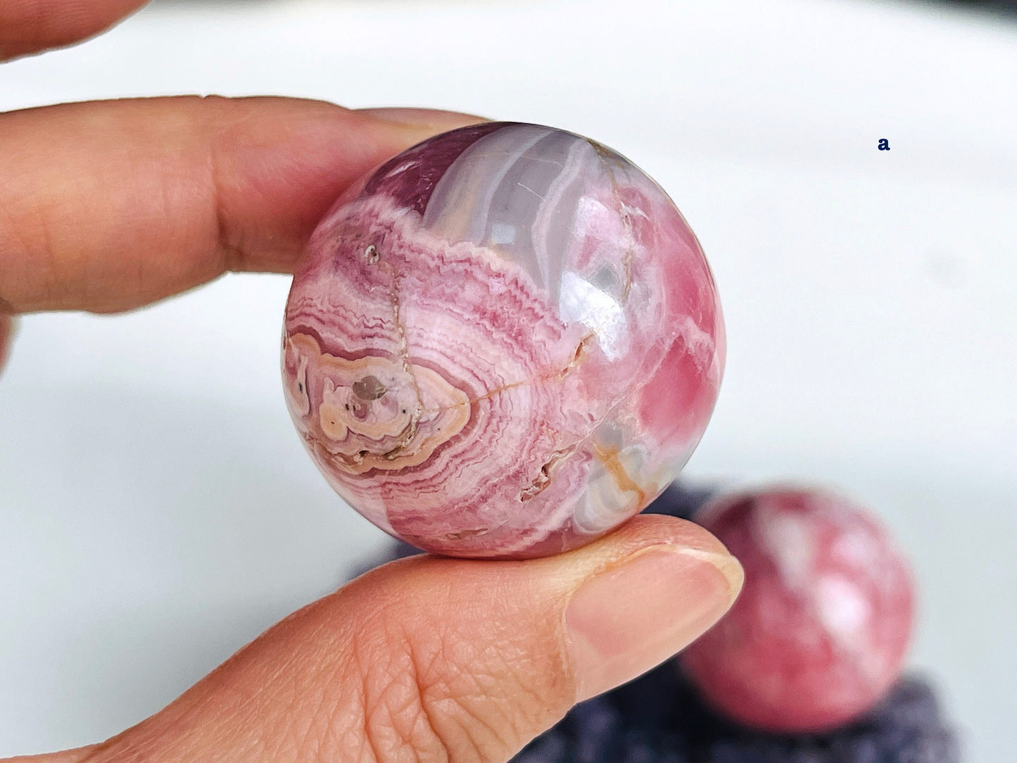 Gemmy Natural Rhodochrosite spheres