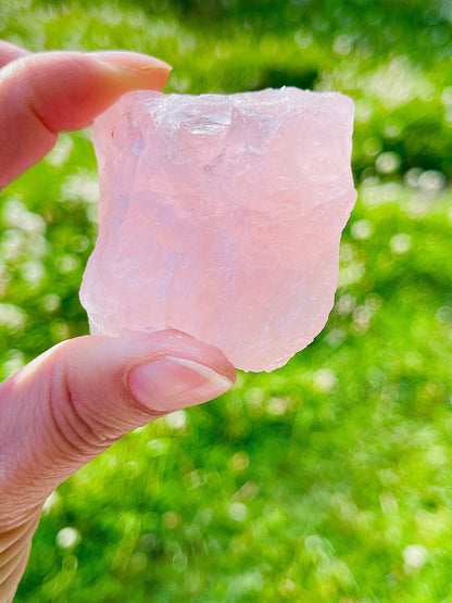 Rose Quartz Raw Natural Healing Crystal,  Large Rose Quartz Chunk, Raw Rose Quartz Specimen, Gift for Mum , Love Crystals