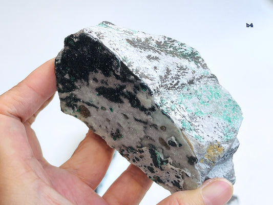 Druzy Chrysocolla with Dendrite