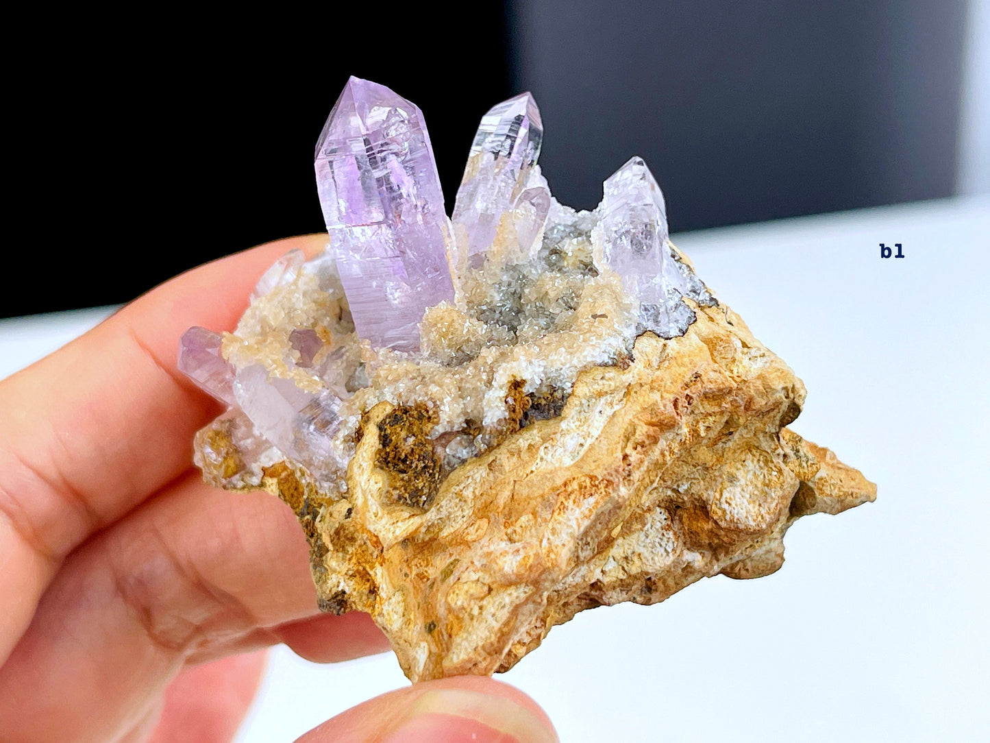 Vera Cruz Amethyst Cluster on Matrix, High Quality Vera Cruz Amethyst Specimen, Vera Cruz Amethyst Point, Natural Vera Cruz Amethyst Crystal