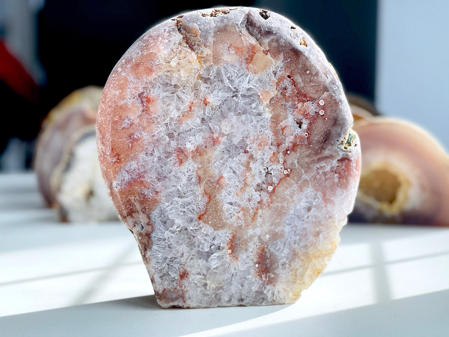 Pink Amethyst,  3.5kg Pink Amethyst Freefrom, Druzy Rough Pink Amethyst, Pink Amethyst Crystal,Crystal Gift,Home decor, Gift for her