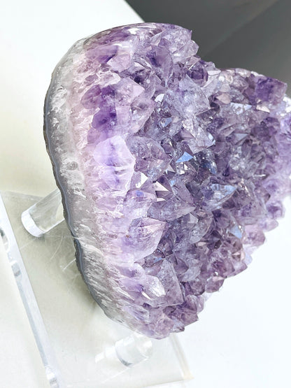 1.87kg Druzy Amethyst Crystal Heart