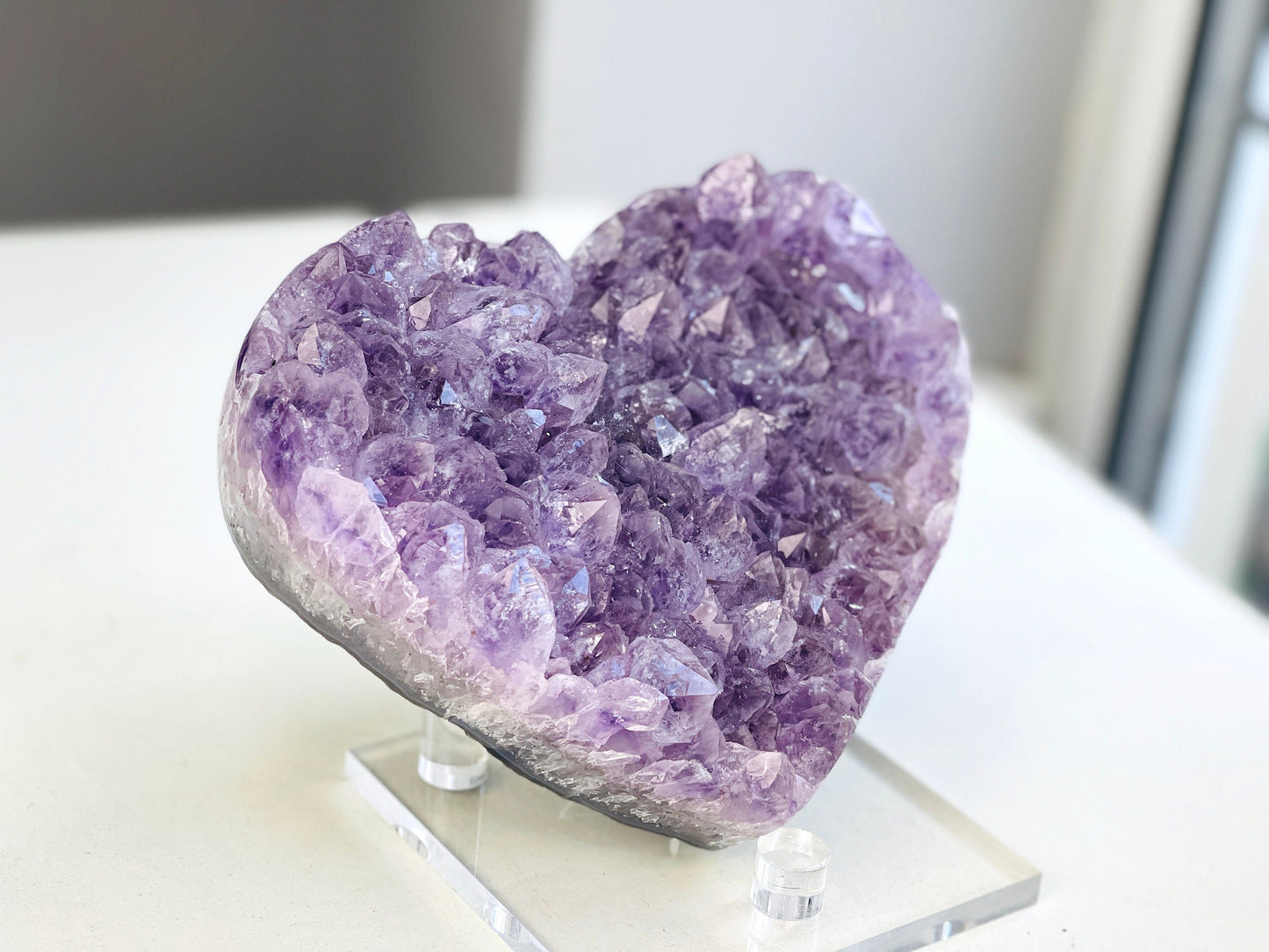 1.87kg Druzy Amethyst Crystal Heart