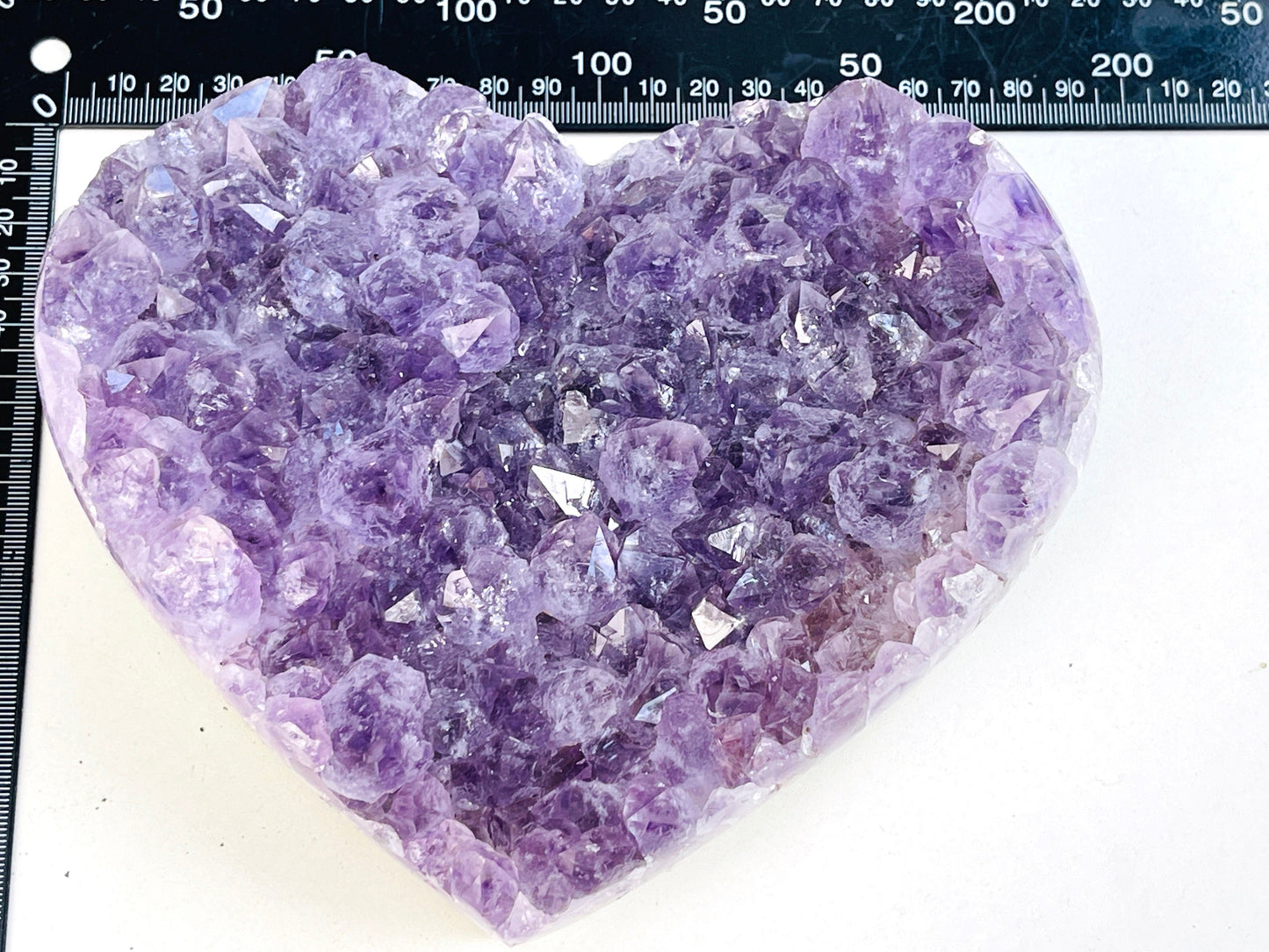 1.87kg Druzy Amethyst Crystal Heart