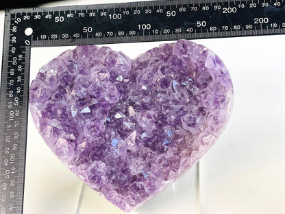 1.87kg Druzy Amethyst Crystal Heart