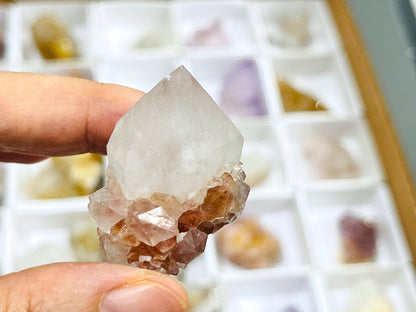 Spirit Quartz Cluster, spirit amethyst, fairy quartz, spirit quartz point, smokey spirit quartz, citrine spirit quartz