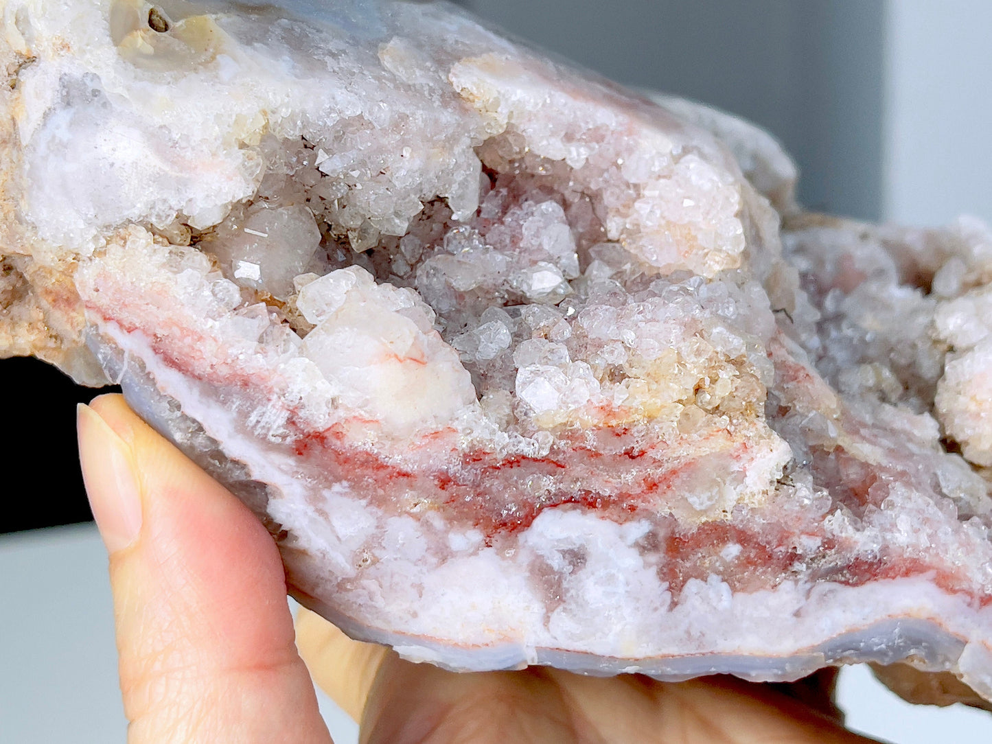 Pink Amethyst Freeform, 1.22kg Super Druzy Pink Amethyst crystal freefrom, amazing Pink Amethyst Freeform