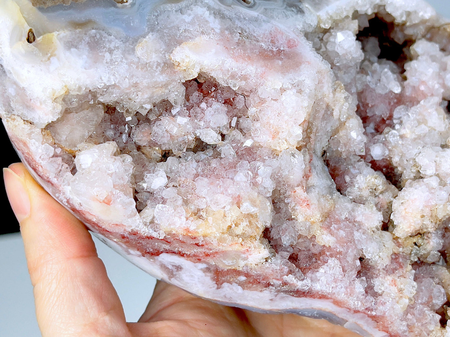 Pink Amethyst Freeform, 1.22kg Super Druzy Pink Amethyst crystal freefrom, amazing Pink Amethyst Freeform