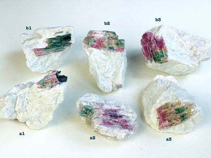 Watermelon Tourmaline Specimen, multicolor tourmaline , raw bi-color tourmaline, natural watermelon tourmaline specimen, crystal gift-2