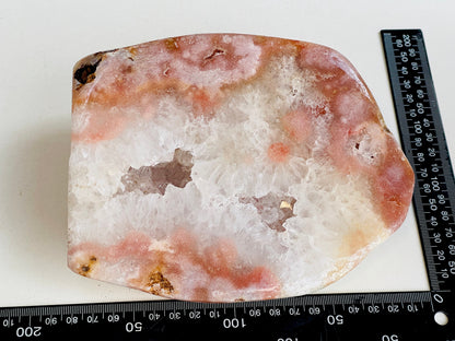 Pink Amethyst, 2kg Pink Amethyst Crystal Freefrom with Quartz Druzy, Pink Amethyst Stand, Pink Amethyst Crystal,Crystal Gift,Home decor