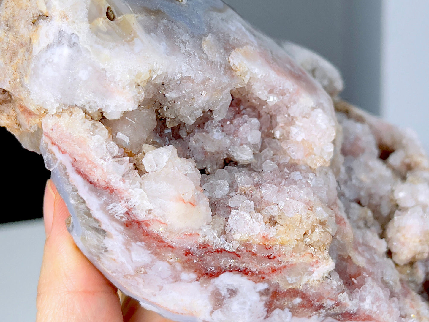 Pink Amethyst Freeform, 1.22kg Super Druzy Pink Amethyst crystal freefrom, amazing Pink Amethyst Freeform