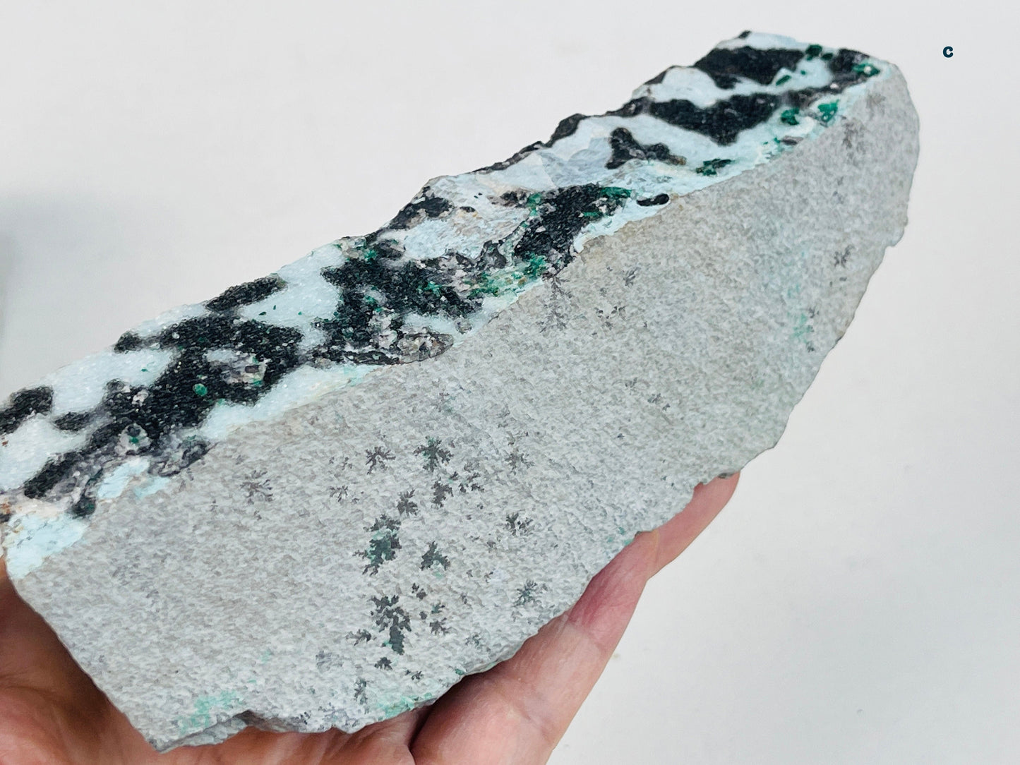 Dendritic Chrysocolla Specimen from Congo