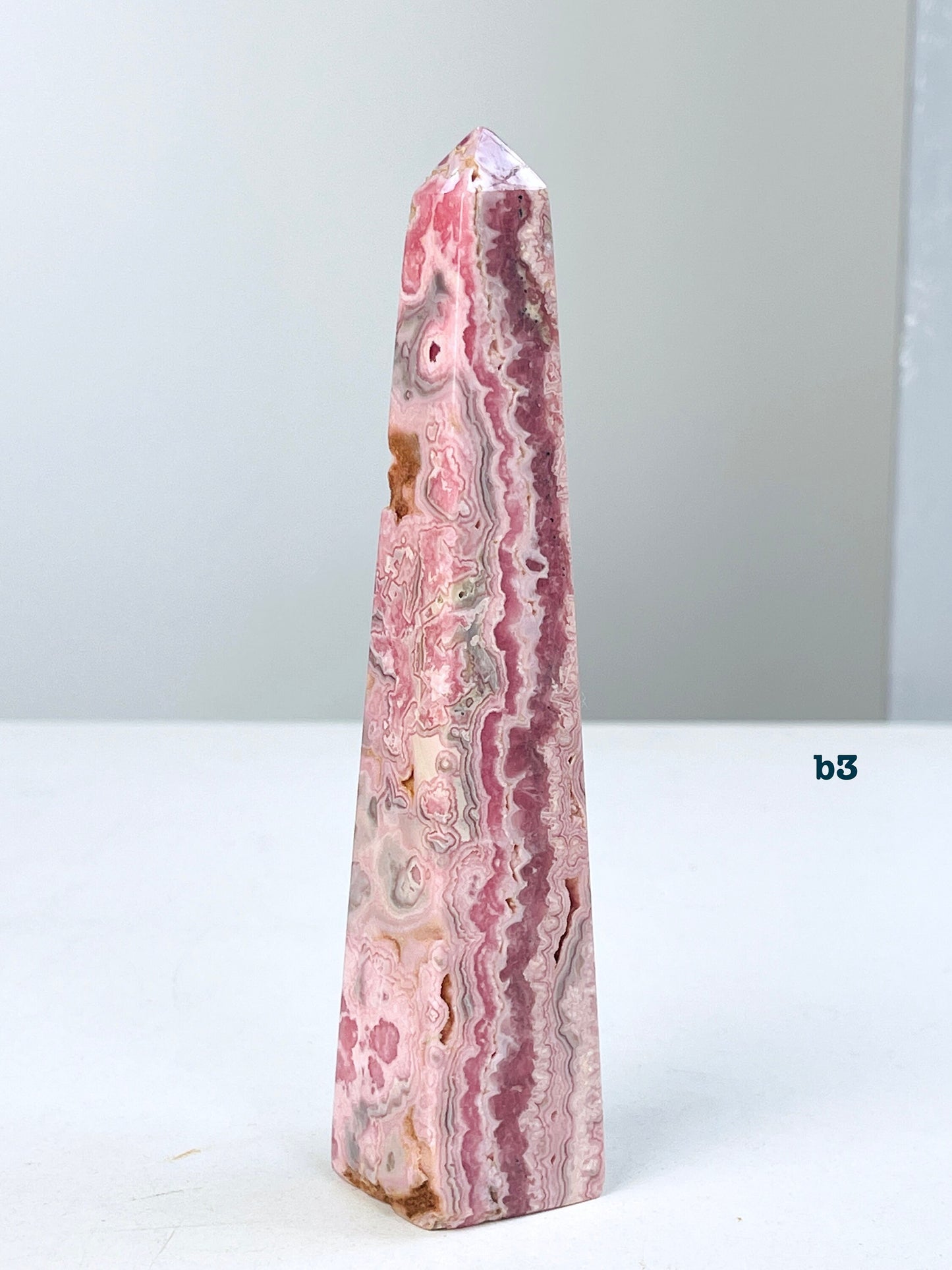 Rhodochrosite Tower, Argentina Rhodochrosite Towers, Super Special Rhodochrosite Points from Argentina, Pink Rhodochrosite,Crystal Gift P1