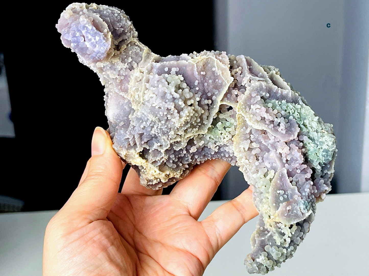 Amazing Grape Agate Cluster Specimen