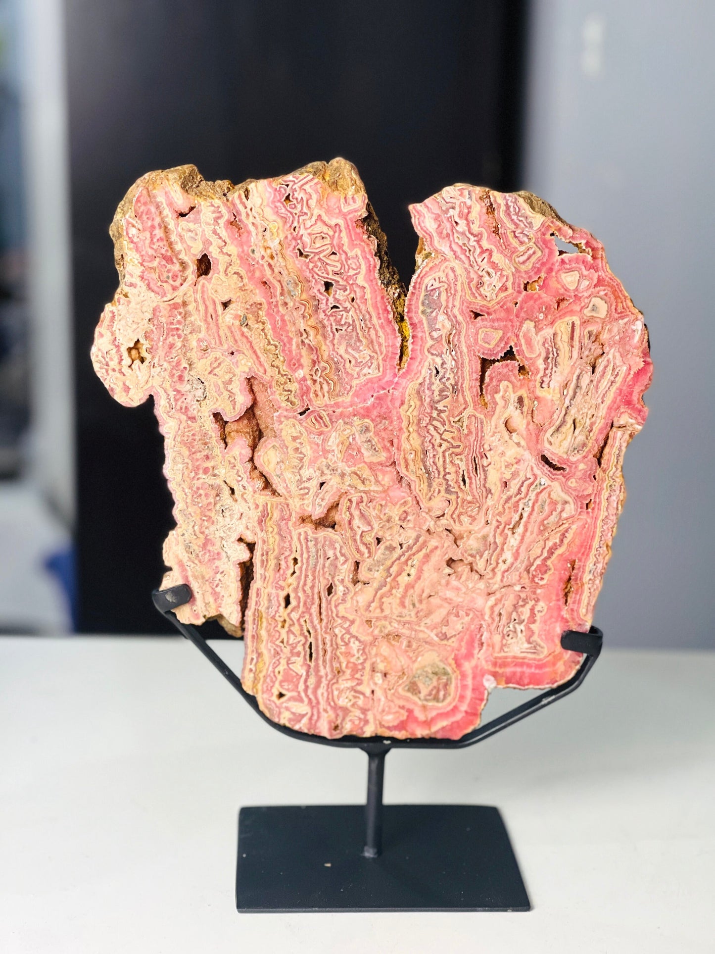 1.78kg Unique Collection piece Rhodochrosite Slab