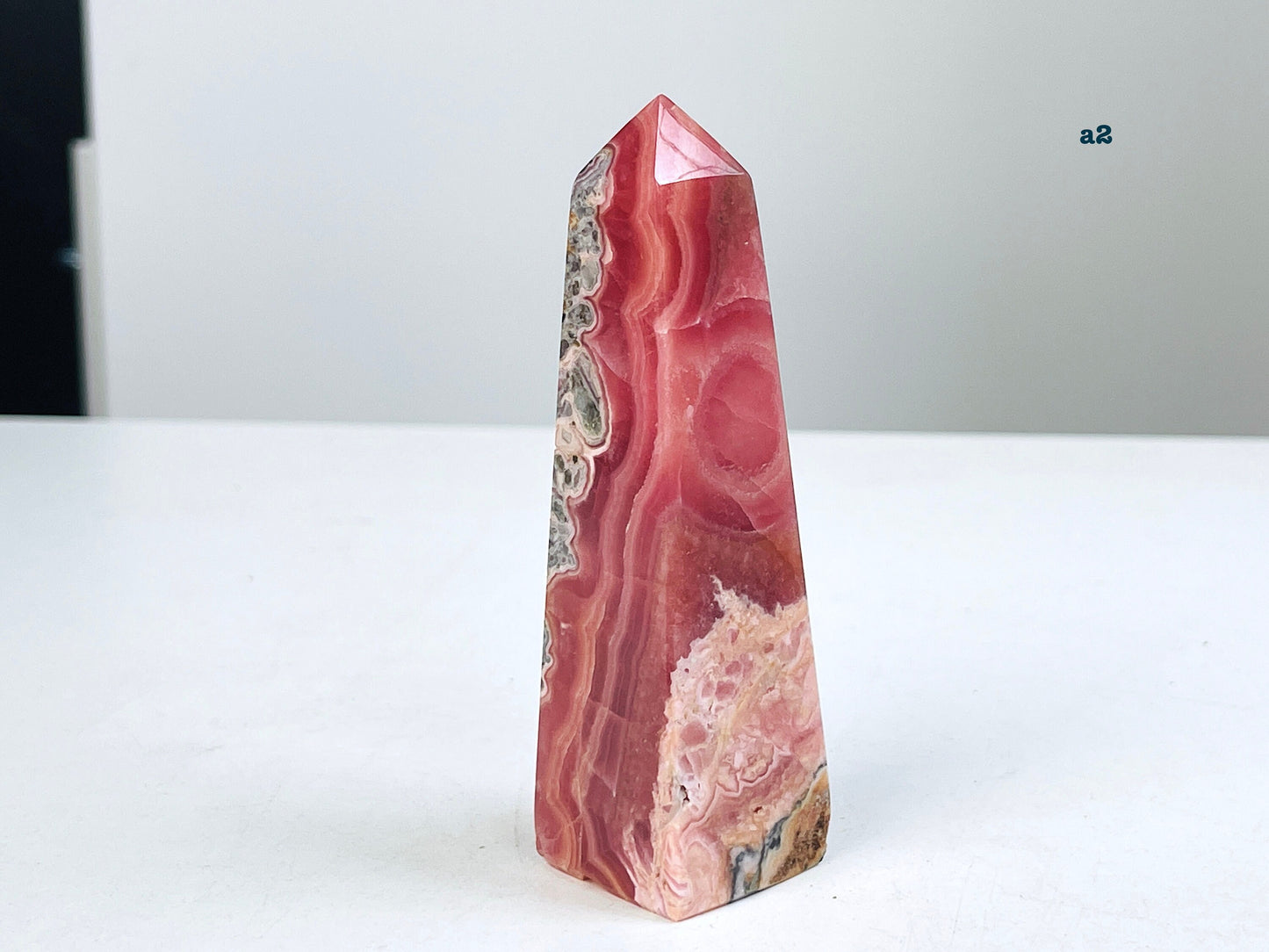 Rhodochrosite Tower, Argentina Rhodochrosite Towers, Super Special Rhodochrosite Points from Argentina, Pink Rhodochrosite,Crystal Gift P1