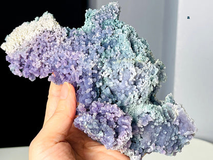 Amazing Grape Agate Cluster Specimen